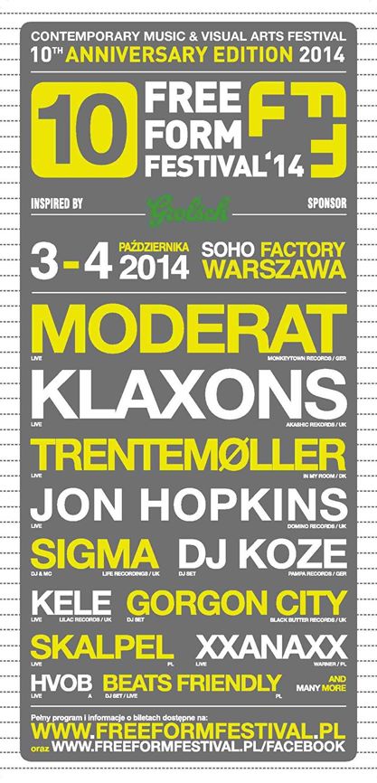 Plakat Freeform 2014