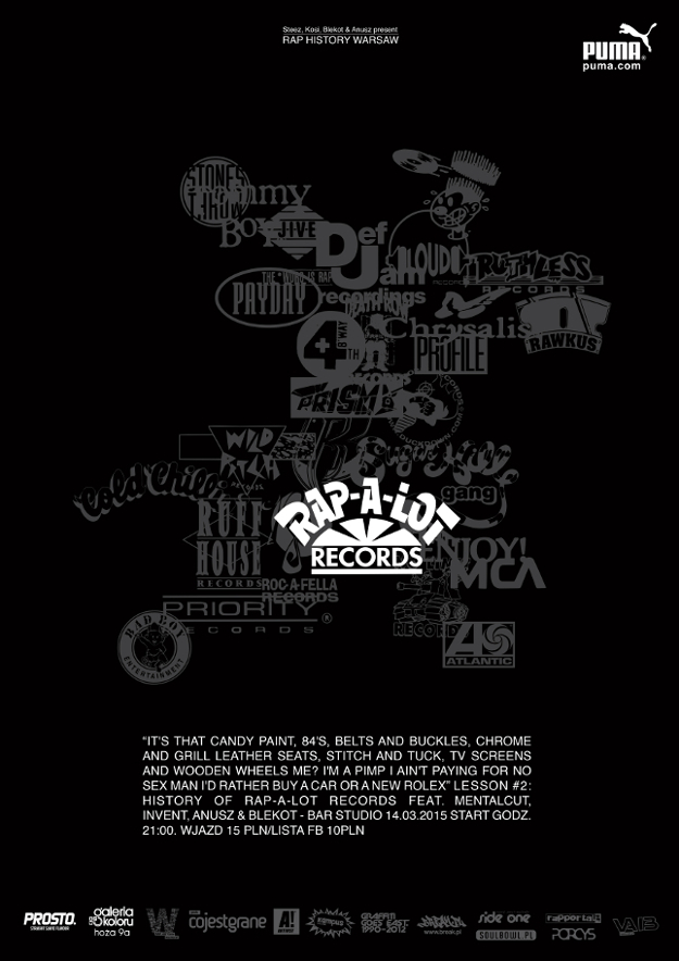 Rap History Warsaw presents Rap-A-Lot Records ft. Mentalcut, Invent, Blekot & Anusz