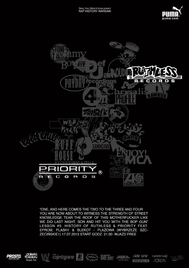Rap History Warsaw w Plażowej!